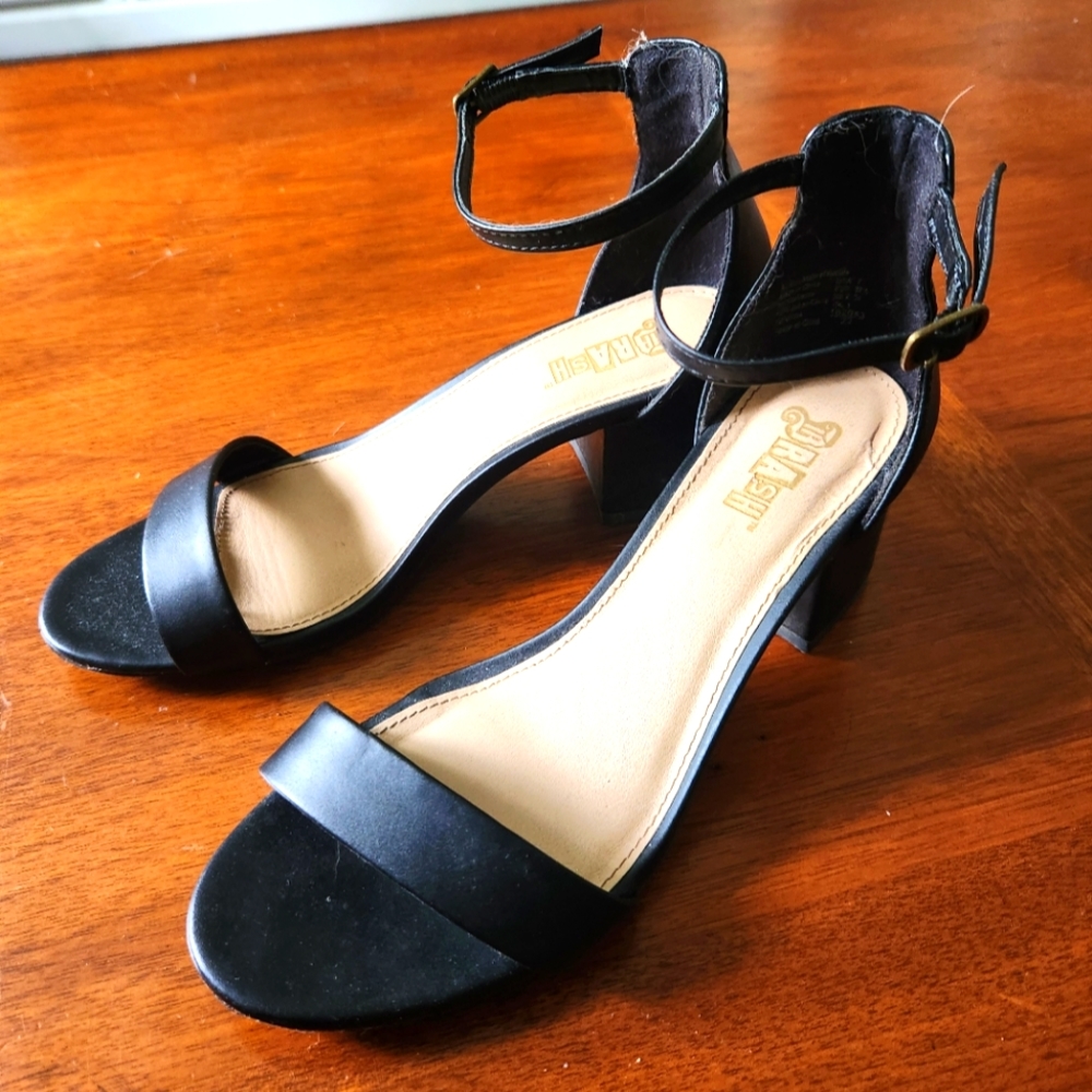 Ankle Strap Chunky Heels